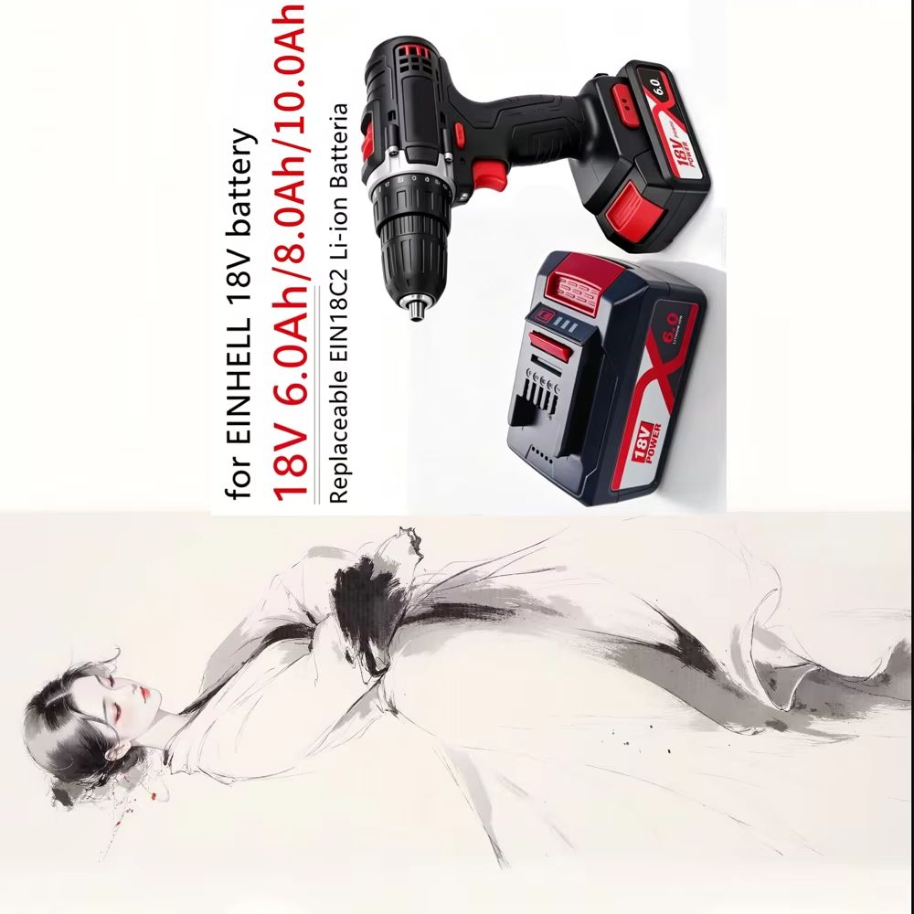 Power Xchange Tools - 6/8/10Ah untuk Peralatan Einhell X-Change, kompatibel