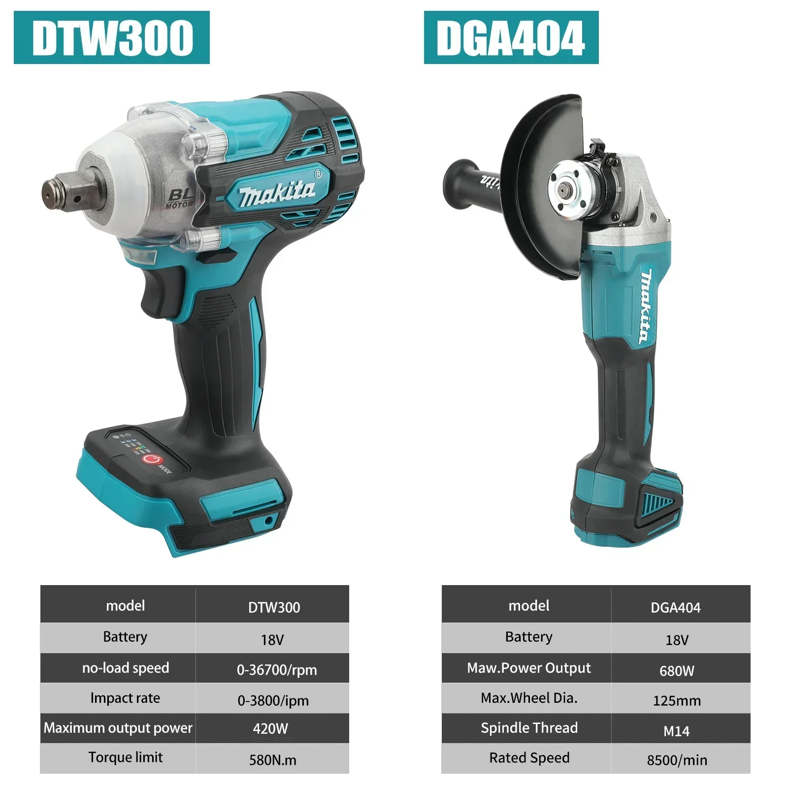 Untuk Makita DTW300 atau DGA40 - Makita Drill Dtw300 ulasan dan harga