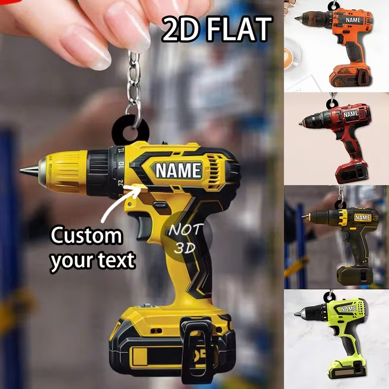 Gantungan Kunci Bor Listrik de - Power Tools With Names ulasan dan harga