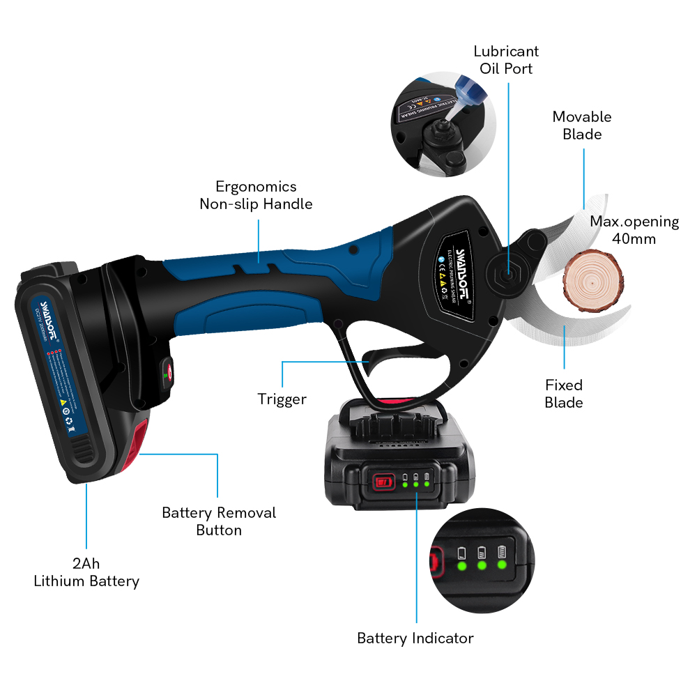 Gunting Pangkas Listrik 40MM B - Power Tools Electrical ulasan dan harga