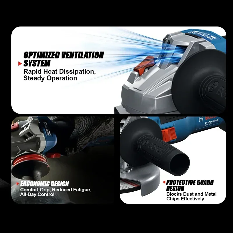 BOSCH GWS 18V-8 Mesin Gerinda  - Power Tools Professional ulasan dan harga